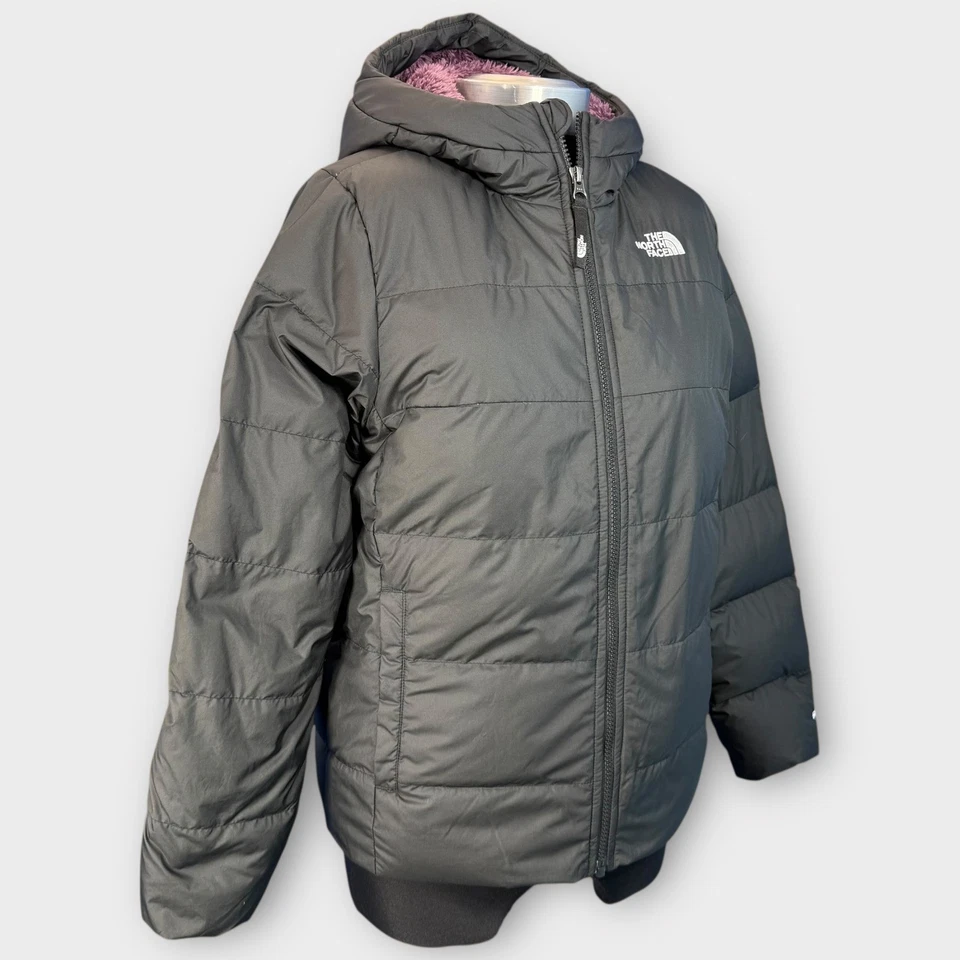 Abrigo de invierno The North Face Youth Junior gris 550 relleno acolchado talla L 14/16 Foto 3 de 4