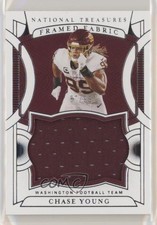 2021 Panini National Treasures Framed Fabric 57/99 Chase Young #CY s3g