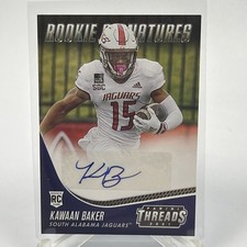 2021 Draft Picks Threads Rookie Signatures Kawaan Baker #TS-KBA Auto NM Card. rookie card picture