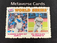 2026 Topps Heritage #312 World Series Deckle Edge SP Glasnow Will Smith