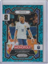 KYLIAN MBAPPE 2026 MONOPOLY PRIZM FIFA WORLD CUP 26 BOARDWALK BLUE WAVE CARD 7