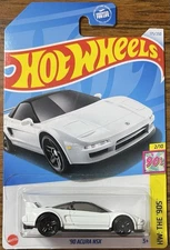 HOT WHEELS HW THE '90'S SERIES  '90 ACURA NSX IN WHITE #2/10 OR #175/250