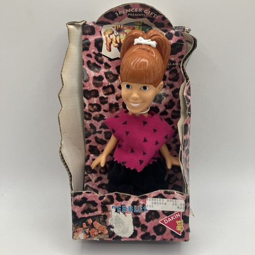 Lote de muñecas de peluche de vinilo Dakin de la película de Los Picapiedra Fred Flintstone Barney Pebbles - Imagen 14 de 23