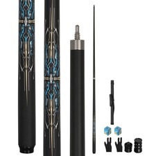 Carbon Fiber Pool Cue 19.5oz 10mm Rainbow Tip