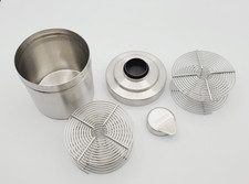 Vintage Burleigh Brooks Stainless Steel Film Developing Tank with 2 35mm Reels