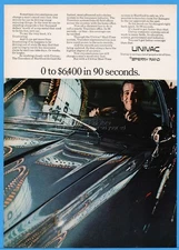 1969 Sperry Rand UNIVAC Real Time Computer Travelers of Hartford Insurance Ad