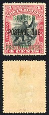 North Borneo SGD40b 4c Perf 14.5-15 Post Due M/M Cat 12 Pounds