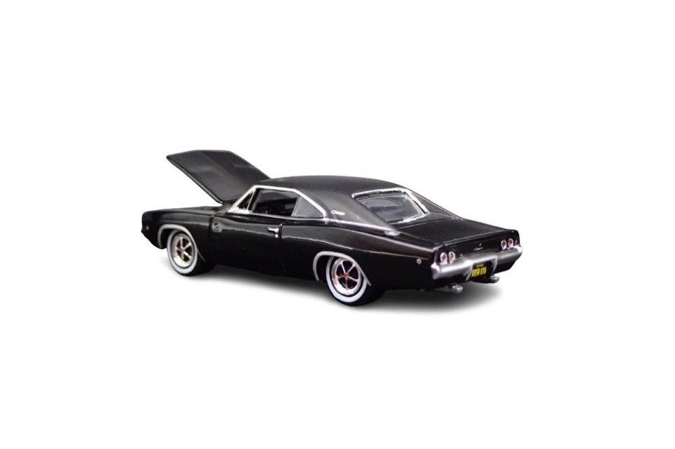 1968 Dodge Charger R/T - Black Diecast 1:64 Scale Model - Greenlight ...