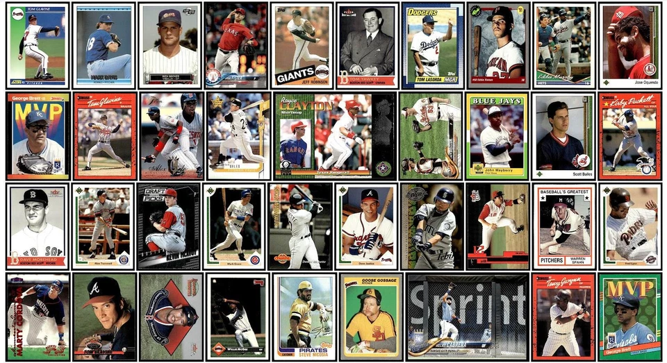 Lote mixto de 102 tarjetas deportivas de béisbol 1978-2018 St. Louis Cardinals Foto 2 de 3