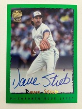 2024 Topps Archives '95 Fan Favorites Autographs Green Foilboard Dave Stieb