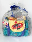 Vintage 90s Babies Best -Baby Gift Basket - Diaper Bag 21pc Bottles Duck Booties