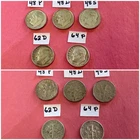 5 silver (90%) Roosevelt dimes, 1948-64, grp C, problem free, not junk silver
