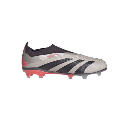 adidas Predator Elite Laceless Firm Ground Soccer Cleats Youth Boys Grey Sneaker