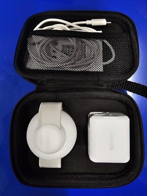 Anker MagGo UFO Ultra-Compact 3-in-1 Qi2 Charger foriPhone/Watch/Airpods - White