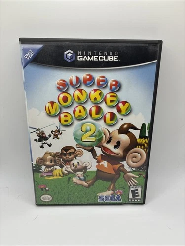 Super Monkey Ball 2 (GameCube) Black Label CIB Complete OEM Tested & Clean