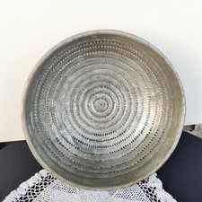 Colino/Setaccio In Ottone Vintage Fatto A Mano E Martellato Jumbo ME728