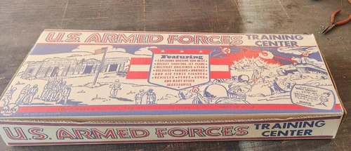 Rare Marx Armed Forces Training Center 4156 empty box reproduction