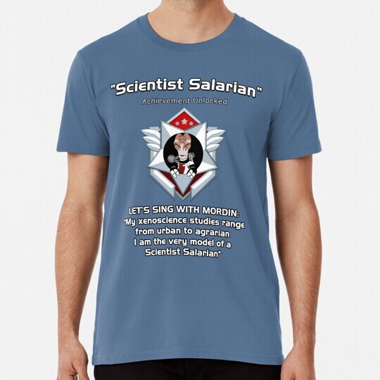 Me2 Scientist Salarian Size S to 5XL Made in the USA T-Shirt