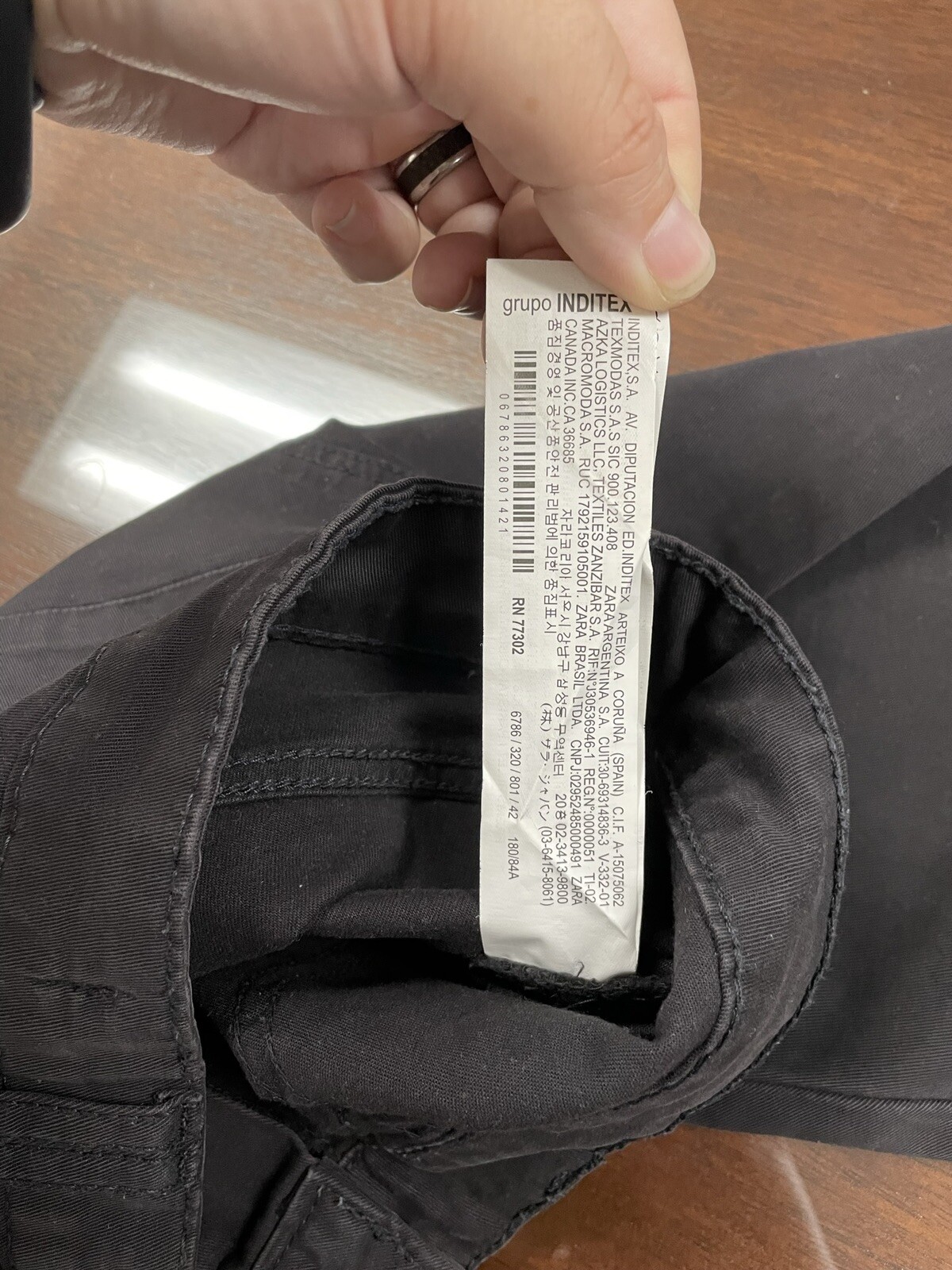 Basic Zara Man US Size 32 Gray Men Modern Pant Flat Front RN77302 eBay