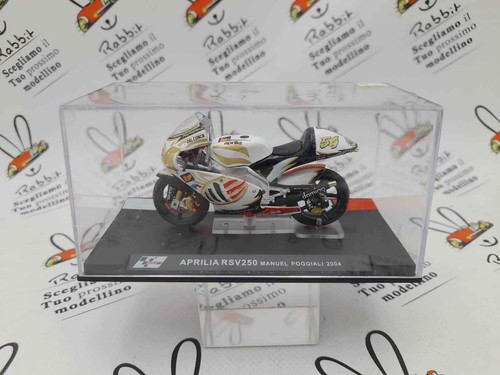 Die Cast "Aprilia Rsv250 Manuel Poggiali 2004" Scale 1/24 - 第 1/2 張圖片