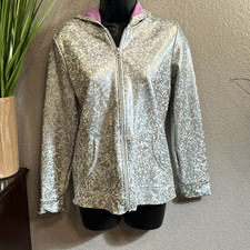 #250 More Than Magic, Size Xl Juniors Iridescent Jacket