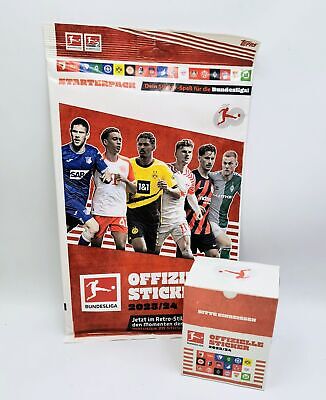 Topps Bundesliga Cromos 2022/2023 - Starterpack + Caixa de 50 saquetas