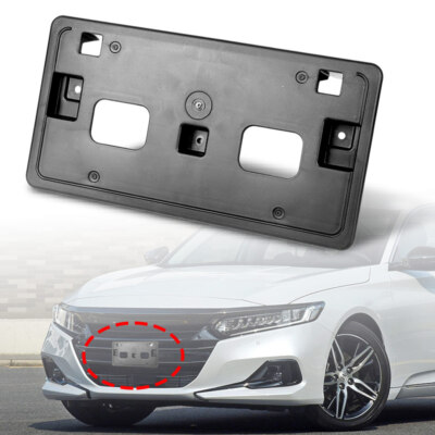 Front License Plate Mount Frame Bracket Panel Holder For Honda Accord 2021 2022
