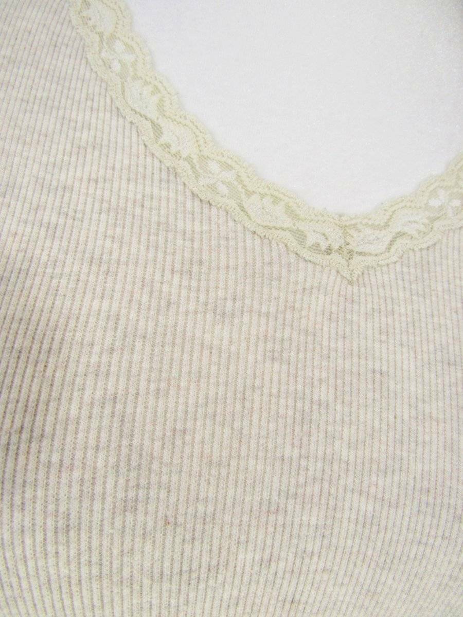 Faded Glory Basic Tee Shirt Stretch Medium Beige … - image 2