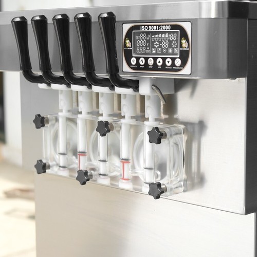 Kolice Commercial Floor style 5 Flavors Soft Ice Cream Machine,Gelato Ice maker