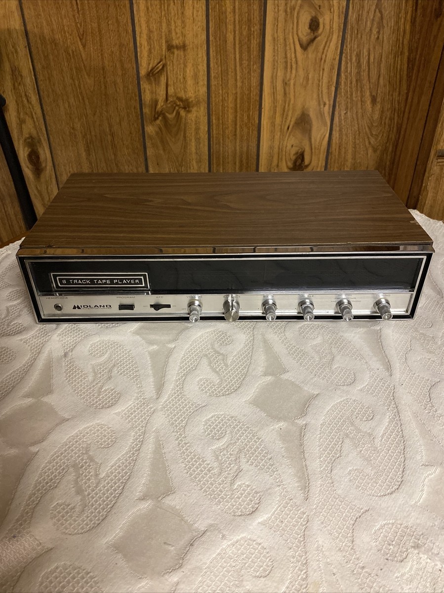 Midland Model 19-545 AM/FM 8 track player receiver | eBay