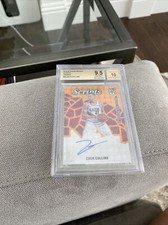 2019-20 Mosaic Zach Collins Mosaic ORANGE Scripts Auto Prizm BGS 9.5/10 AUTO