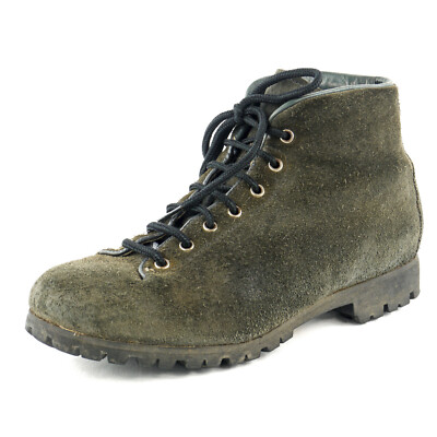 Dark Gray Womens PIVETTA Suede Leather Climbing Hiking Boots  display picture 1