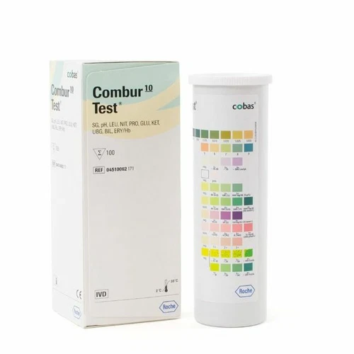 Combur 10 100 Test Strips Urinalysis test for Ketone pH Glu etc. QLD STK