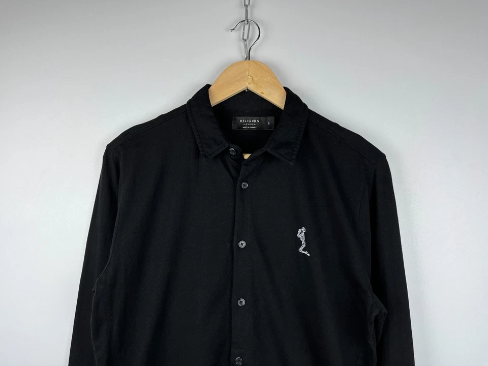 Men's Religion Button Down Long Sleeve Shirt Size S - Image 3 of 4