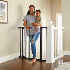 36" Extra Tall Baby Gate for Dogs and Kids w/Wide 2-Way Door, 29.7"-40.6" Width
