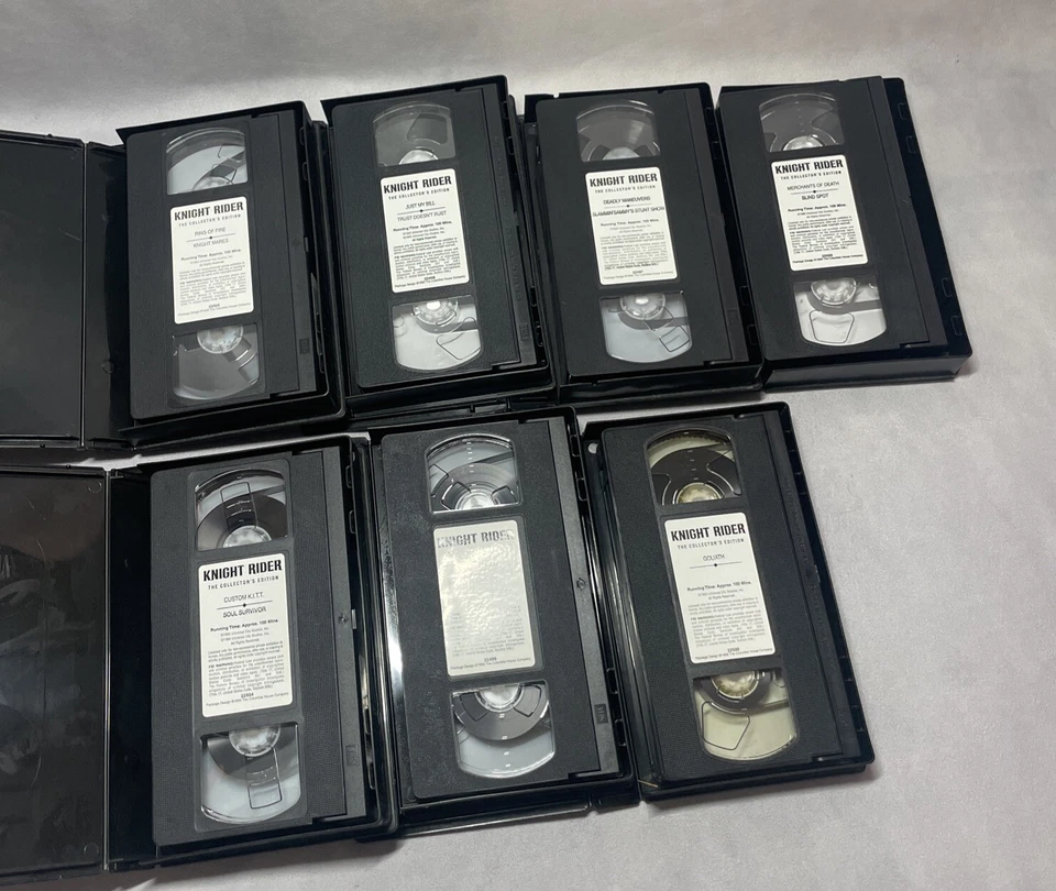 Knight Rider Collector’s Edition VHS Lot of 7 Michael Knight 80s TV - Image 2 of 4