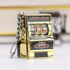 FRUIT SLOT MACHINE KEYCHAIN KEYRING Super Cool BNWT