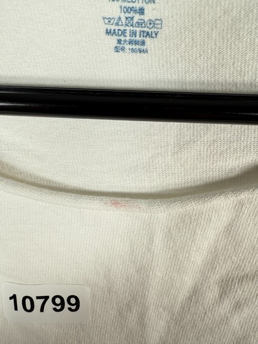 Brandy Melville Women Pullover Cropped Long Sleeve Top White Sz One Size 17.5x16 - 第 4/7 張圖片