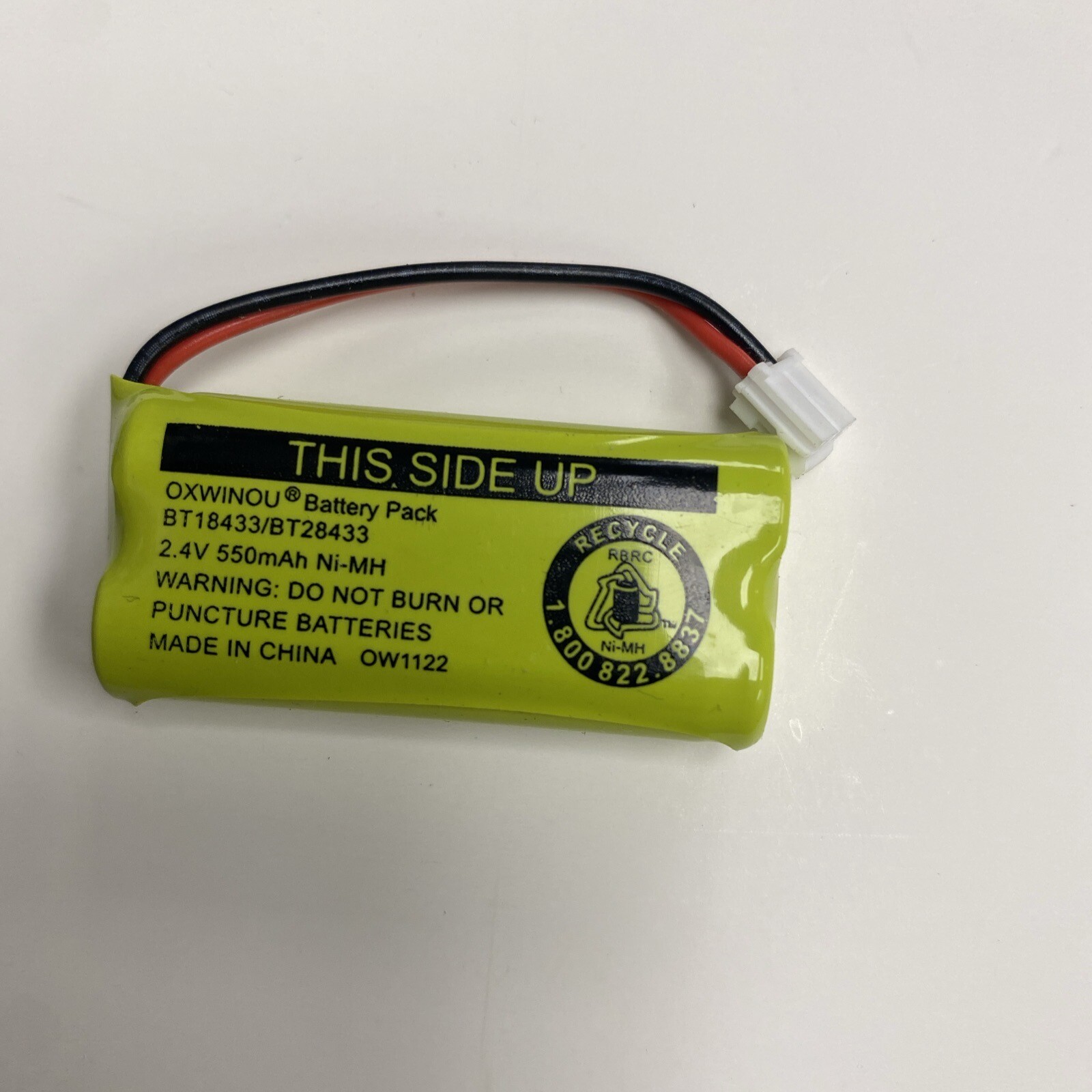 BT18433/BT28433 OW1122 TT104 Cordless Phone Battery 2.4V 550maH NIMH