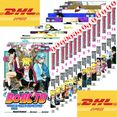 New BORUTO Naruto Next Generation Comic Manga Vol 1-15 Set English Ver -Fast DHL