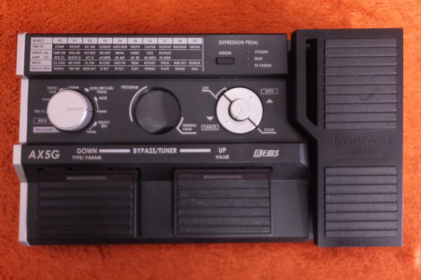 USED AX5G ax 5g Guitar Pedal Multi Effect Pedal 027676 180423 eBay