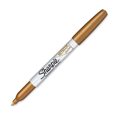 Sharpie Metallic Fine Point Permanent Marker Open Stock, Gold Twin