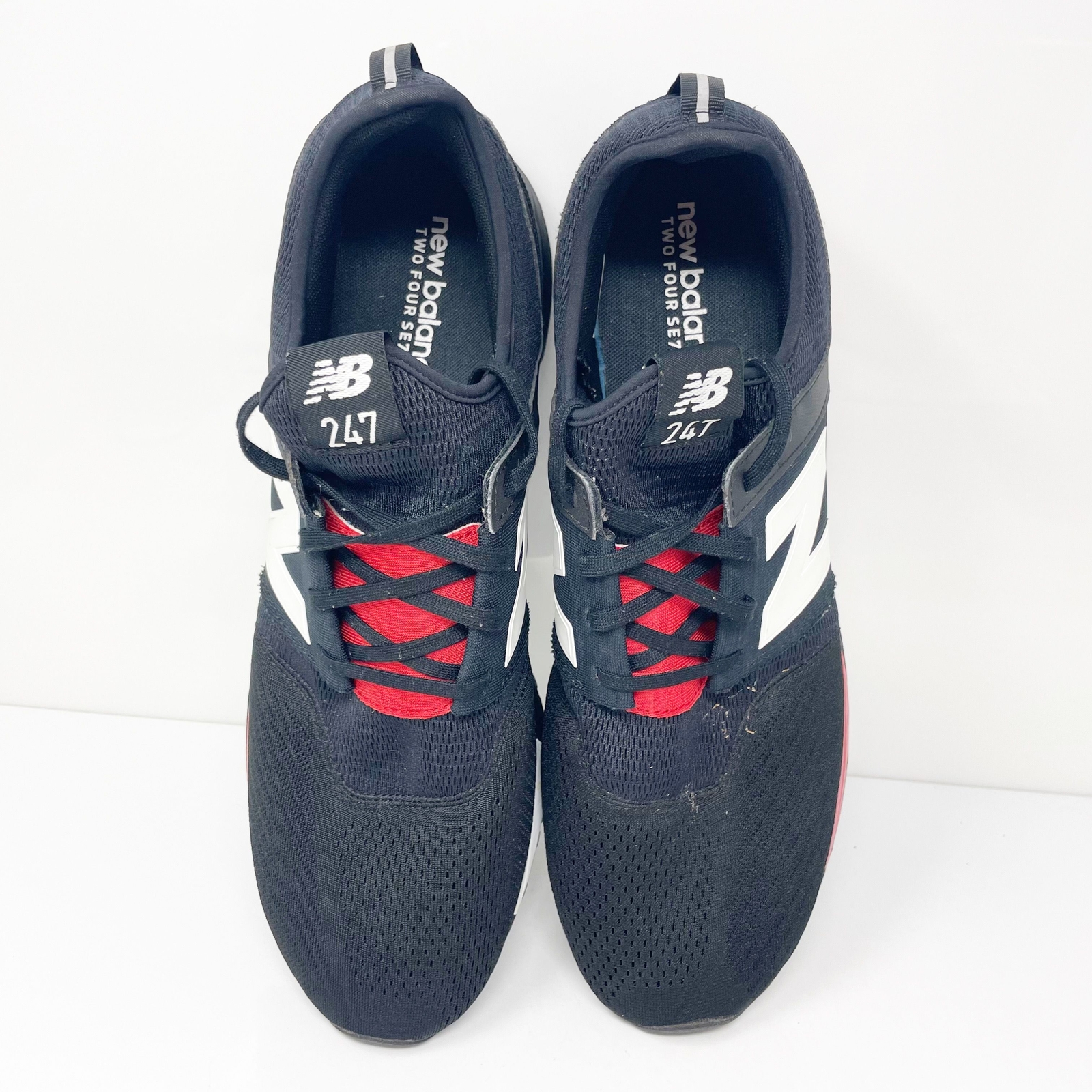 New Balance Mens 247 MRL247BC Black Running Shoes Sneakers Size 13 D