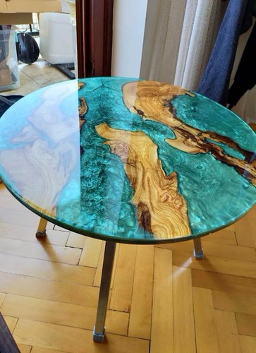 Round Coffee Table for Café or Bar – Custom, One-of-a-Kind Design - Picture 3 of 5