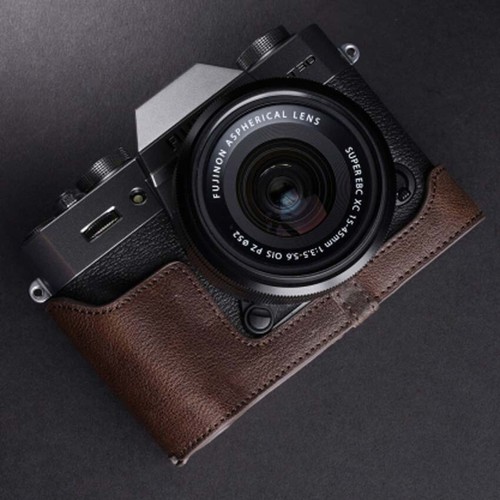 Handmade Leather Camera Half Cover Protection Case Base For Fujifilm X-T30 ii - Picture 2 of 19