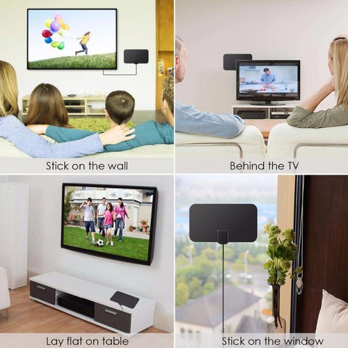 4K 1080P 1800Miles Indoor HD Digital TV Antenna Aerial NEW HOME Signal E2T9 - Picture 5 of 11