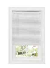 Achim GII Deluxe Sundown White Cordless Room Darkening Vinyl Mini Blind 34"x 64"