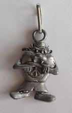 Looney Tunes Blues Tazmanian Devil Charm or Zipper Pull, Pewter Warner Bros 1992