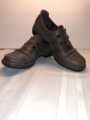 Dansko Calista Tobacco Brown Buckle Strap Mary Jane Slip On Shoes/ EU 37 US 7
