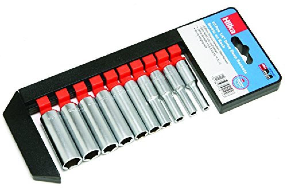 Hilka Pro Craft Surface 03021002 - Set di chiavi metriche a bussola da 1/4 polli